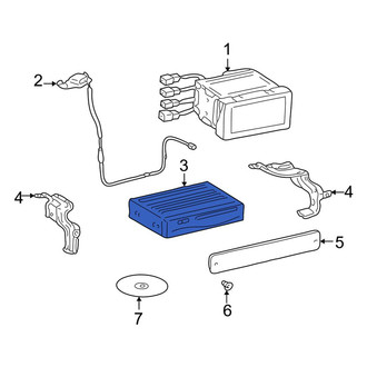 Toyota OE - GPS Navigation Control Module