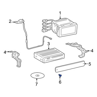 Toyota OE - GPS Navigation Control Module Bolt
