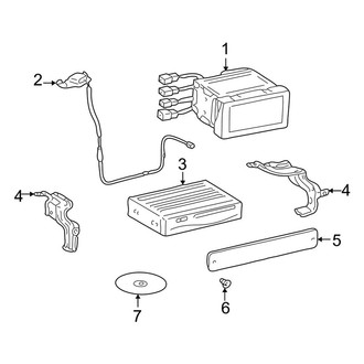 Toyota OE - Electrical - Navigation System Components