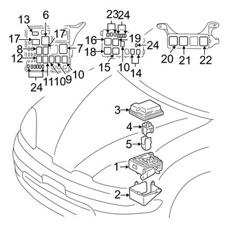 Toyota OE - Electrical Components (Under Hood)