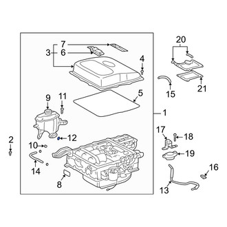 Toyota OE - Drive Motor Inverter Coolant Line O-Ring