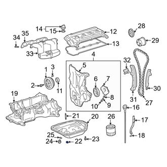Toyota OE - Engine Oil Pan Nut