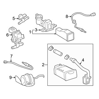 Toyota OE - Emission System - Emission Components