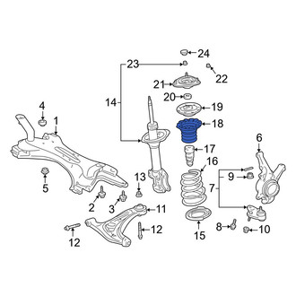 Toyota OE - Front Upper Coil Spring Insulator