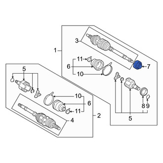 Toyota OE - Front Right Drive Shaft Damper