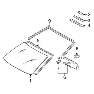 Toyota OE - Windshield - Glass