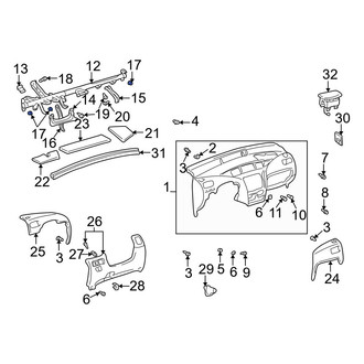 Toyota OE - Rocker Panel Reinforcement Nut