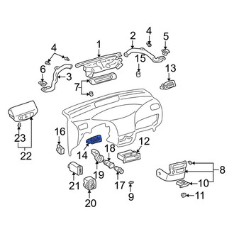 Toyota OE - Left Dashboard Air Vent