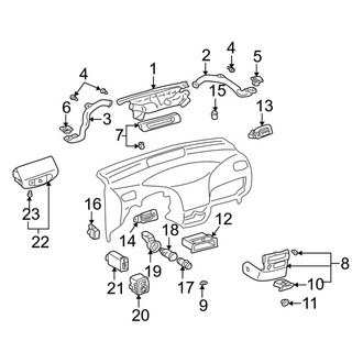 Toyota OE - Instrument Panel Components