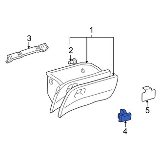 Toyota OE - Front Glove Box Latch