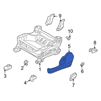 Toyota OE - Right Outer Seat Track Cover