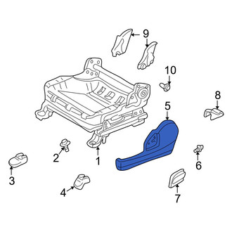 Toyota OE - Left Inner Seat Track Cover