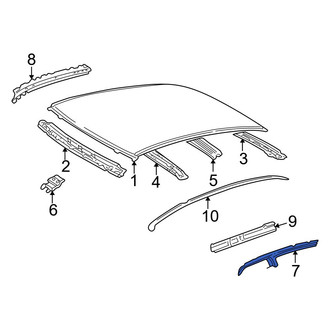Toyota OE - Left Outer Roof Side Rail