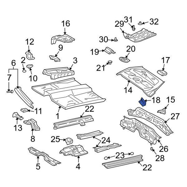 Seat Track Bracket