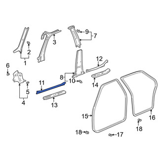 Toyota OE - Front Right Floor Carpet Clip