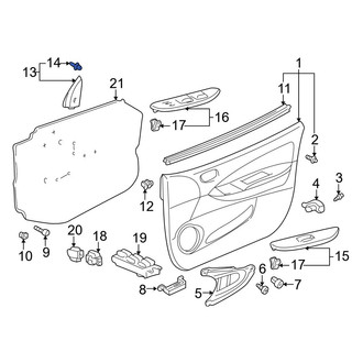 Toyota OE - Door Interior Trim Panel Retainer