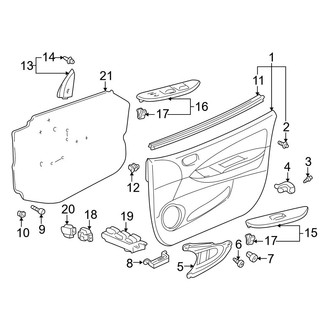 Toyota OE - Front Door - Interior Trim
