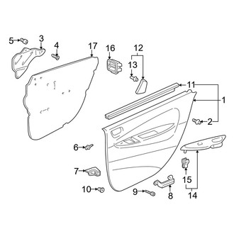 Toyota OE - Rear Door - Interior Trim