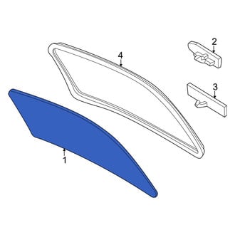 Toyota OE - Rear Back Glass