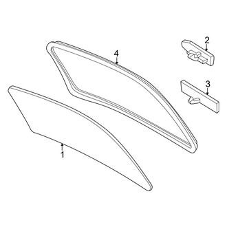 Toyota OE - Back Glass - Glass