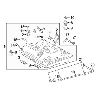 Toyota OE - Fuel Pump Nut