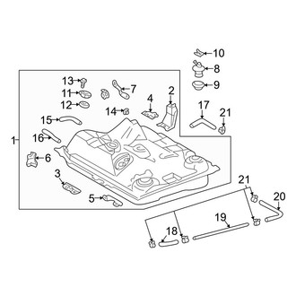 Toyota OE - Fuel System Components (Fuel Tank & Components)