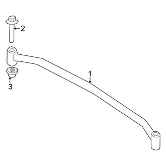 Toyota OE - Rear Suspension - Stabilizer Bar & Components