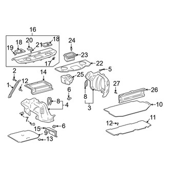 Toyota OE - Rear Body & Floor - Interior Trim