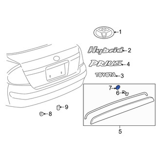 Toyota OE - Deck Lid Finish Panel Washer