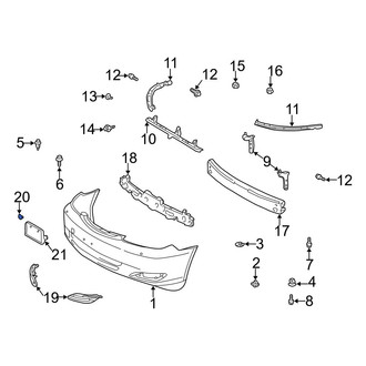 Toyota OE - Front Tow Hook Cover