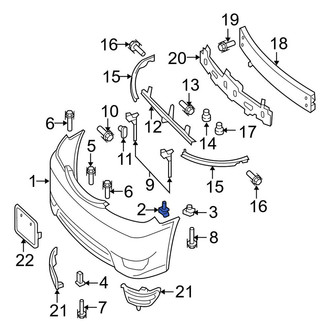 Toyota OE - Front Bumper Cover Rivet