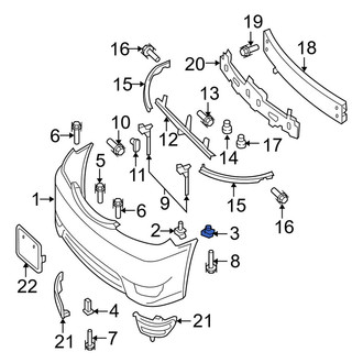 Toyota OE - Bumper Cover Retainer