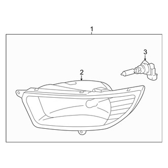 Toyota OE - Front Lamps - Fog Lamps
