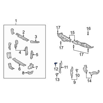 Toyota OE - Radiator Support Panel Bolt