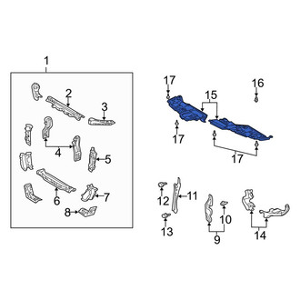 Toyota OE - Right Radiator Support Splash Shield