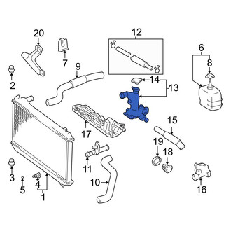 Toyota OE - Engine Coolant Outlet Flange
