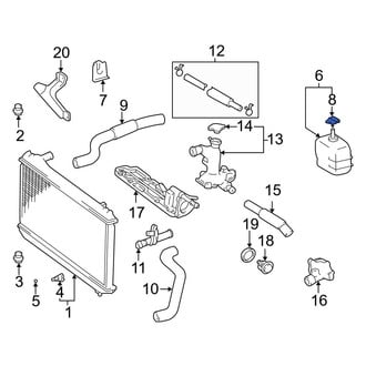 Toyota OE - Engine Coolant Reservoir Cap
