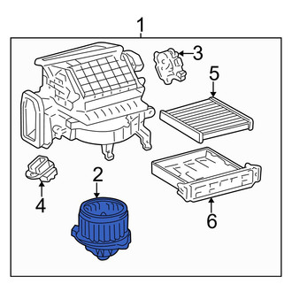 Toyota OE - HVAC Blower Motor Assembly