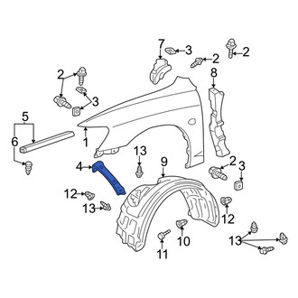 Toyota OE - Front Left Fender Brace