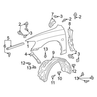 Toyota OE - Fender & Components