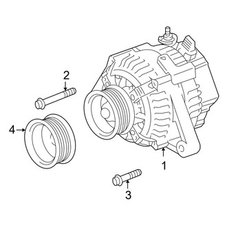 Toyota OE - Electrical - Alternator (2.4L)
