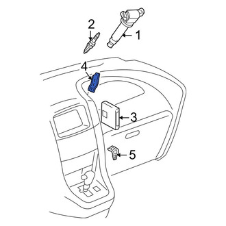 Toyota OE - Upper Engine Control Module (ECM) Bracket