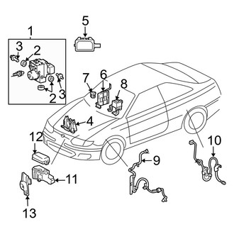 Toyota OE - Electrical - ABS Components