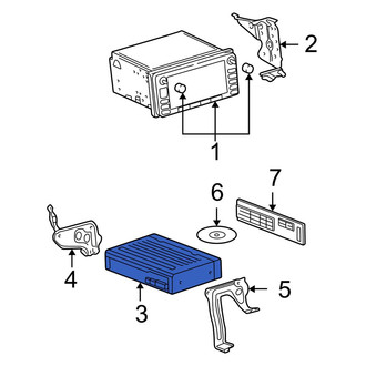 Toyota OE - GPS Navigation Control Module