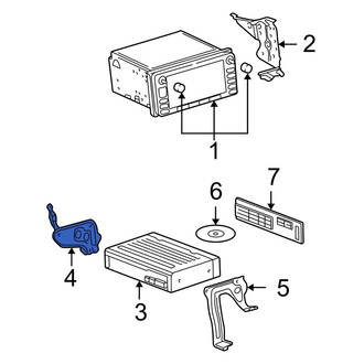 Toyota OE - GPS Navigation Control Module Bracket