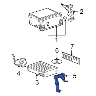 Toyota OE - GPS Navigation Control Module Bracket