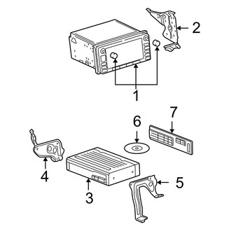 Toyota OE - Electrical - Navigation System Components