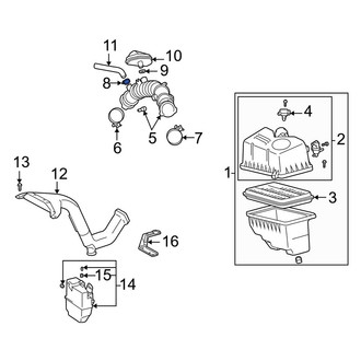 Toyota OE - Engine Air Duct Clamp