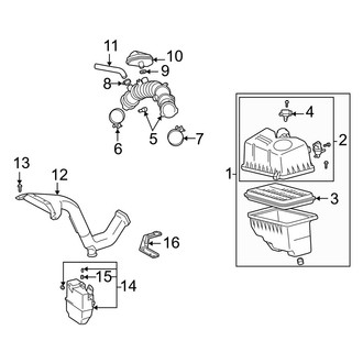 Toyota OE - Engine / Transaxle - Air Intake (2.4L)