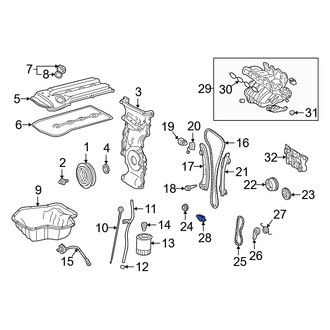 Toyota OE - Engine Timing Chain Guide